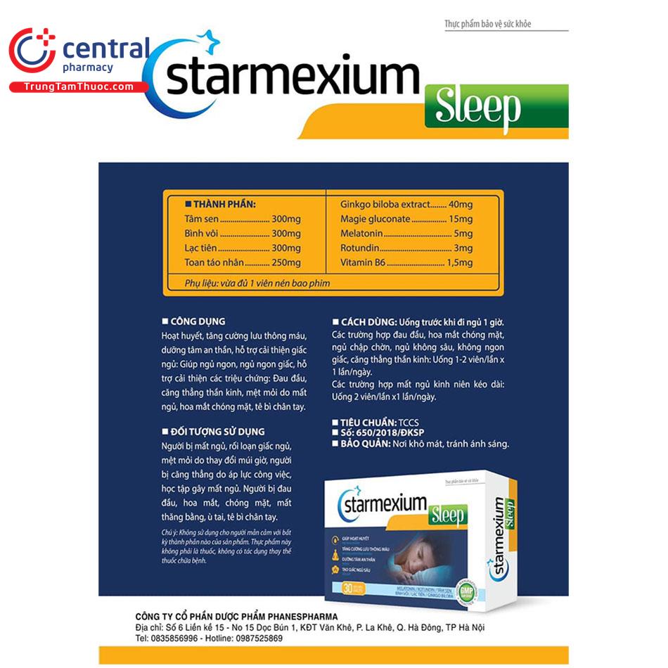 starmexium sleep 5 Q6516