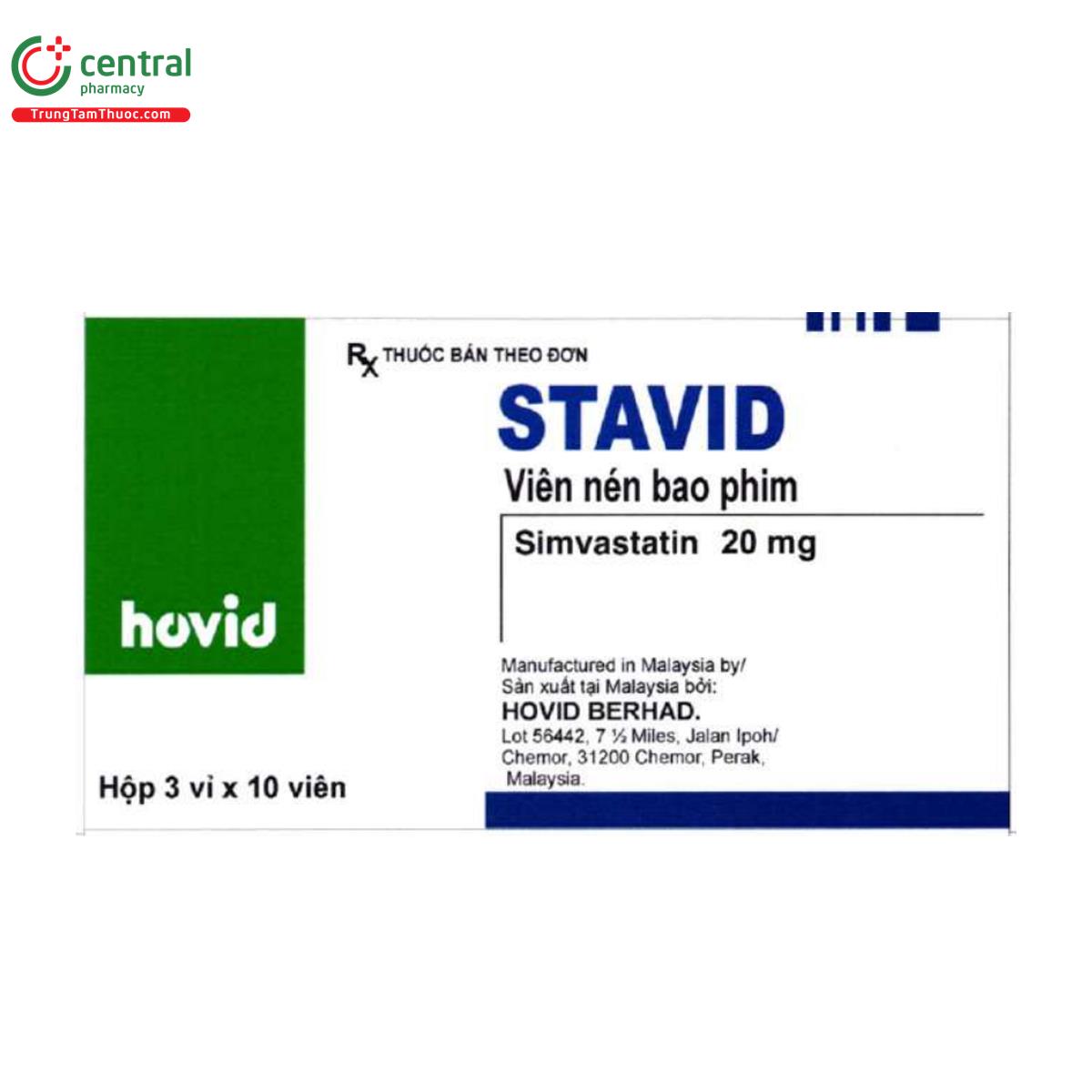 stavid 20mg 2 L4558 stavid 20mg 2 L4558