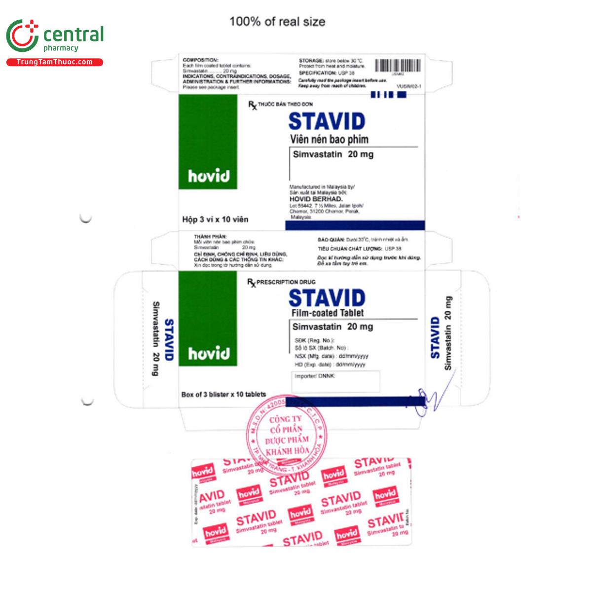stavid 20mg 4 I3572 stavid 20mg 4 I3572