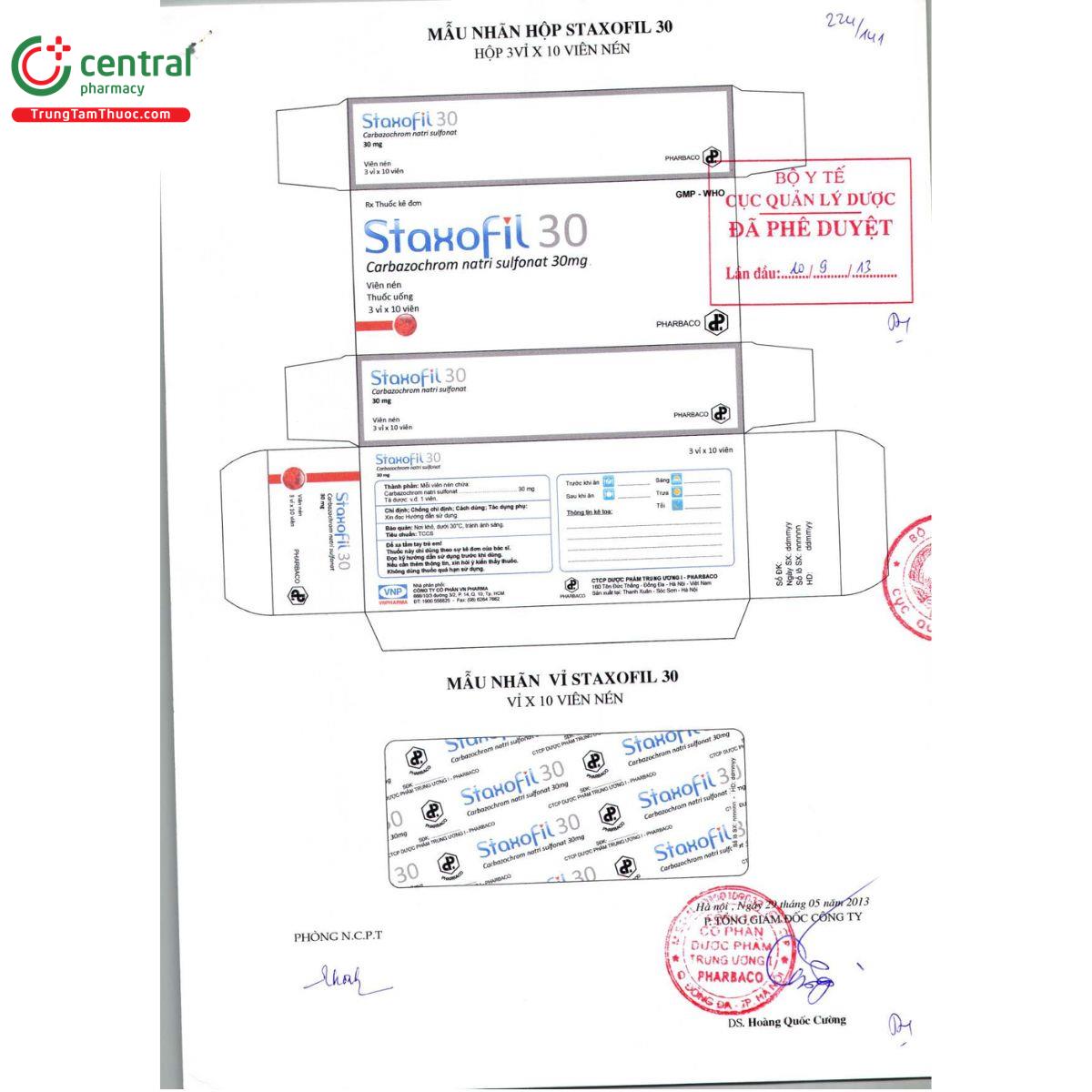 staxofil 30mg 2 L4250 staxofil 30mg 2 L4250