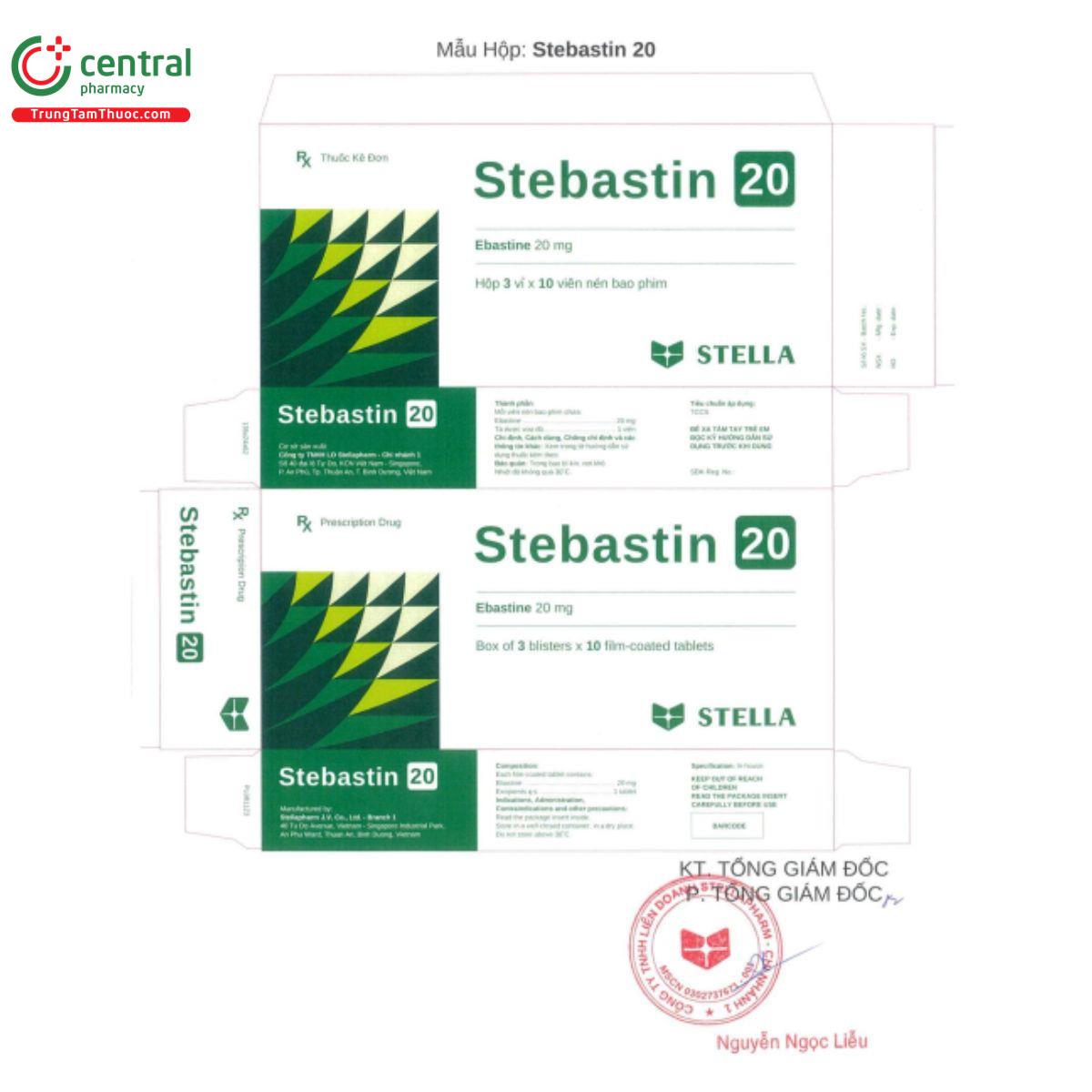 stebastin 20mg 3 K4366