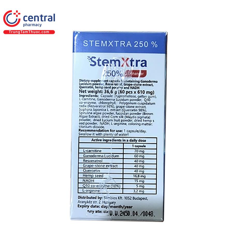 stemxtra 250 protector enhancer 4 Q6365