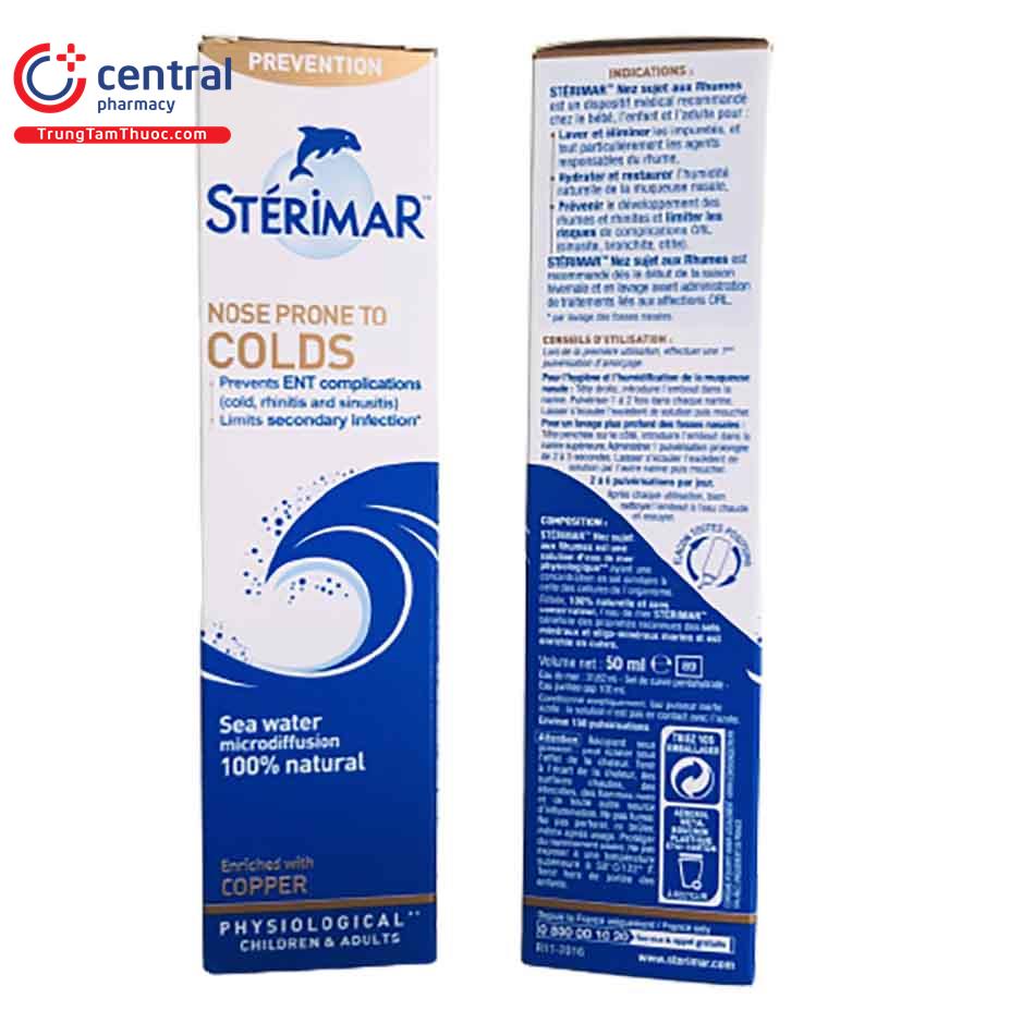 sterimar nose prone to colds 6 V8240