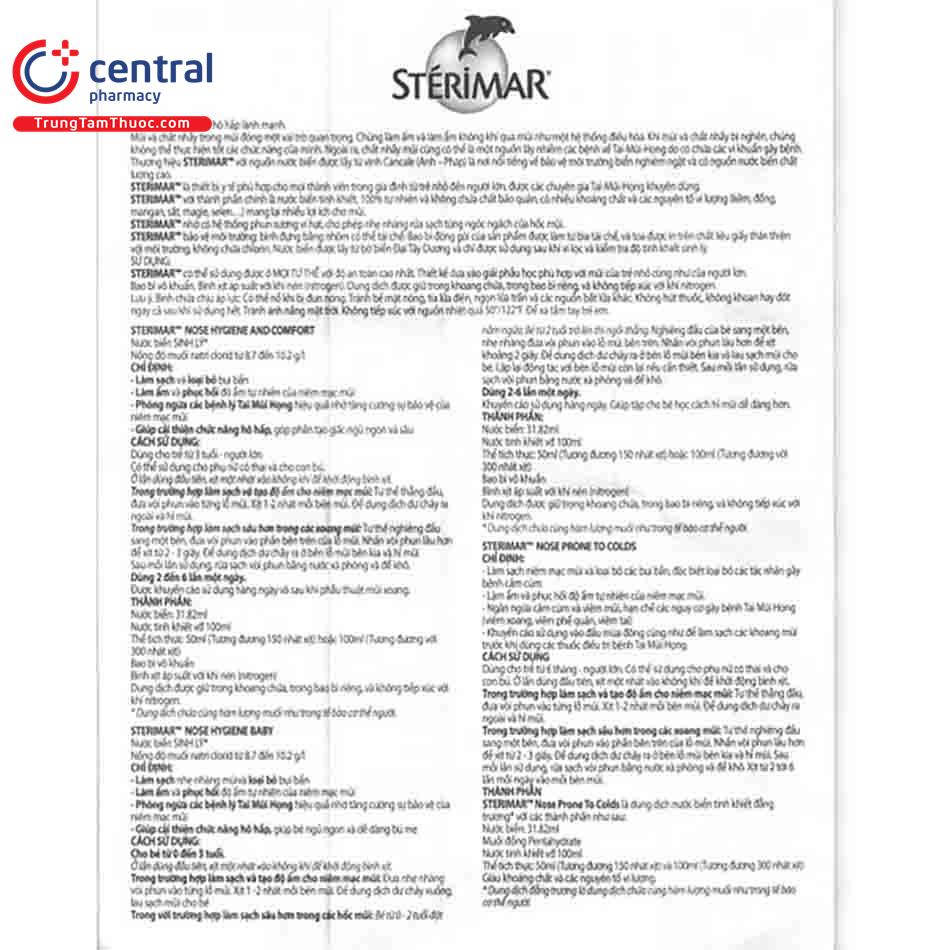 sterimar nose prone to colds 6 V8434