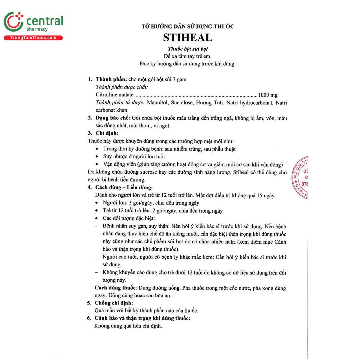 stiheal 1000mg 2 I3682 stiheal 1000mg 2 I3682