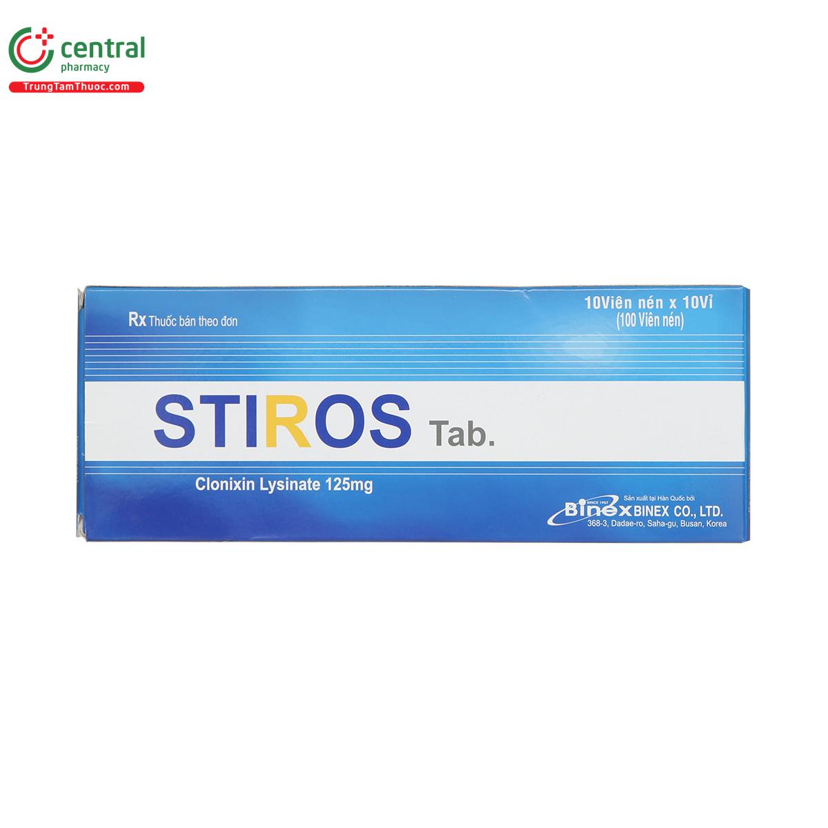 stiros tab 125mg 3 V8616