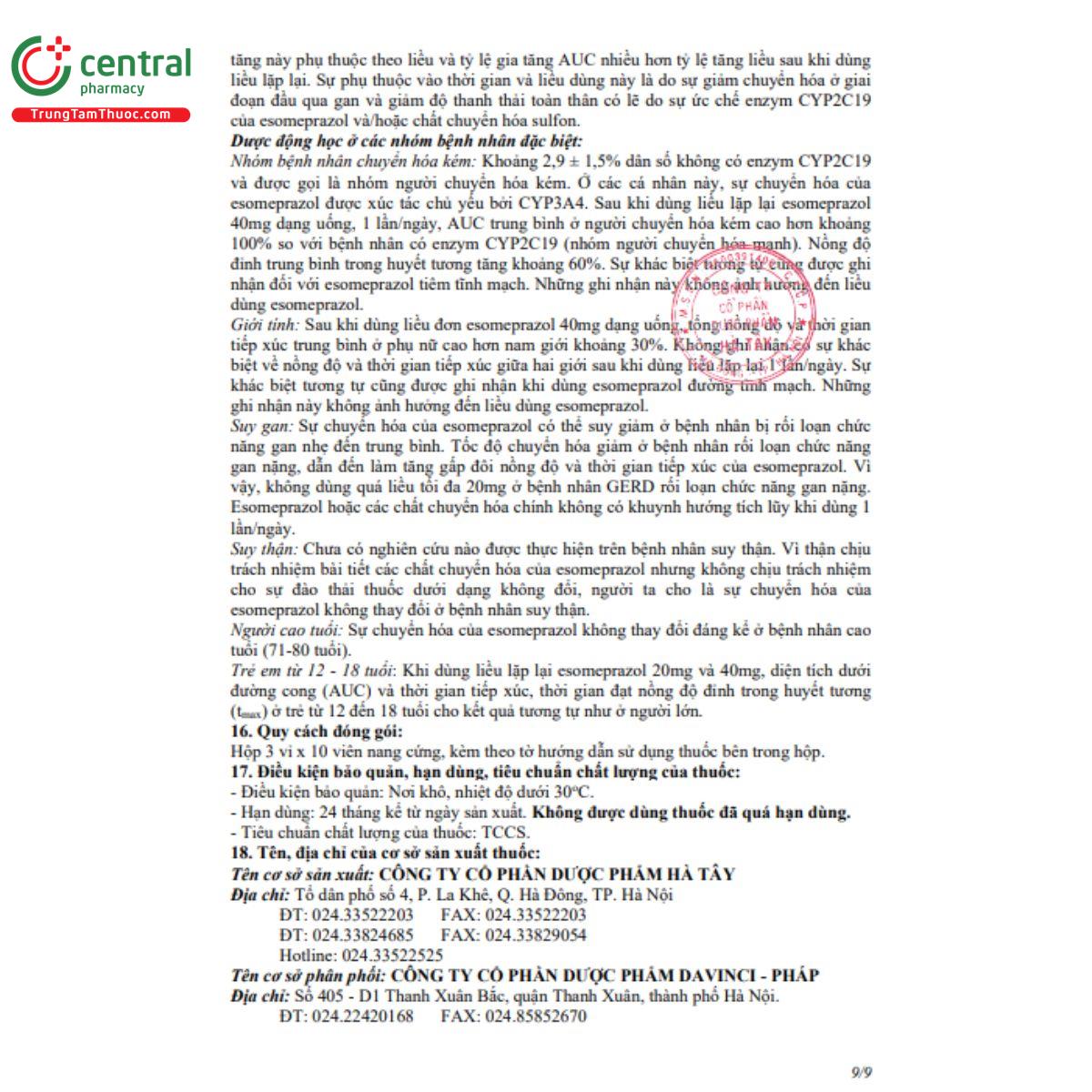 stodavinci 40mg 11 T7842