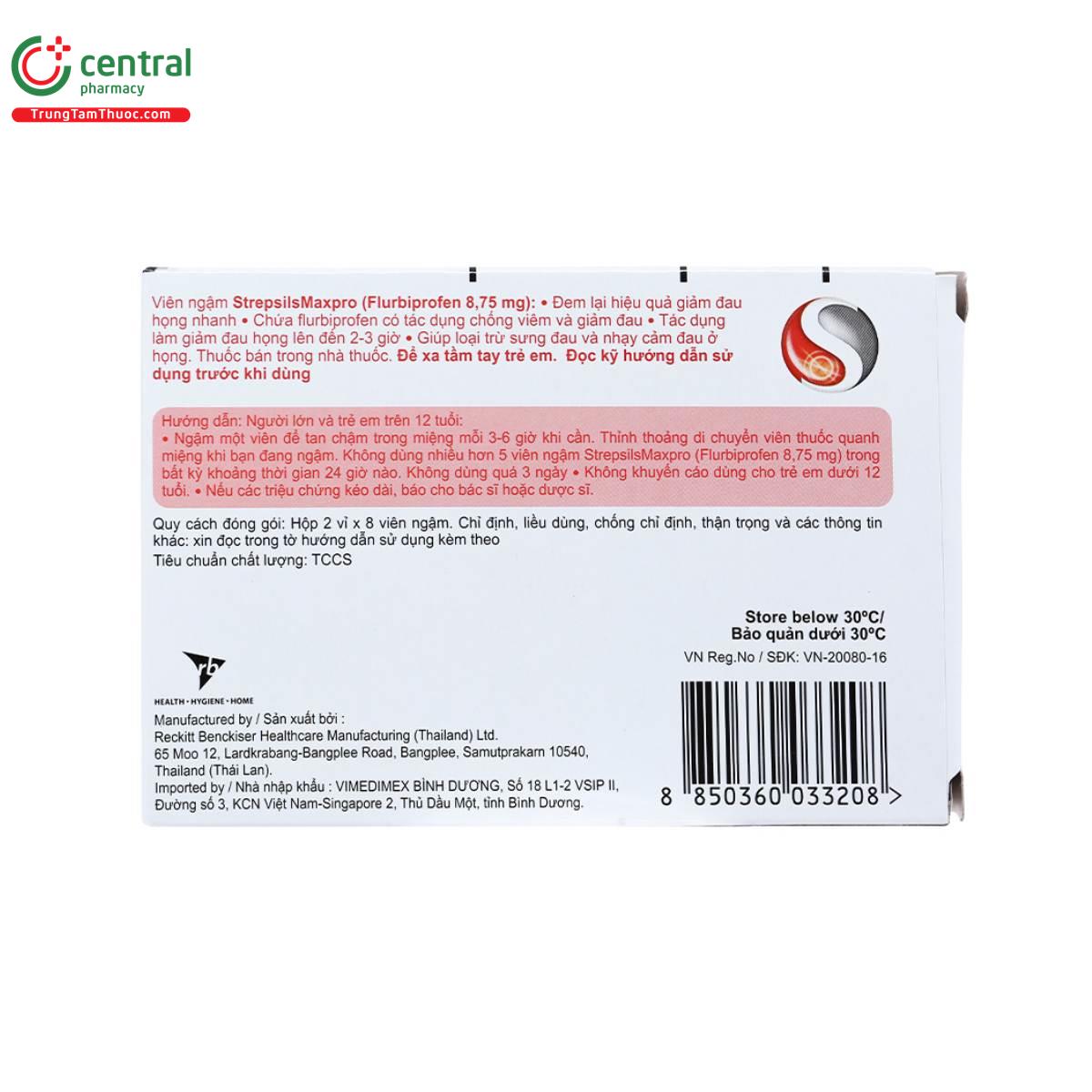 strepsils maxpro 8 T7674