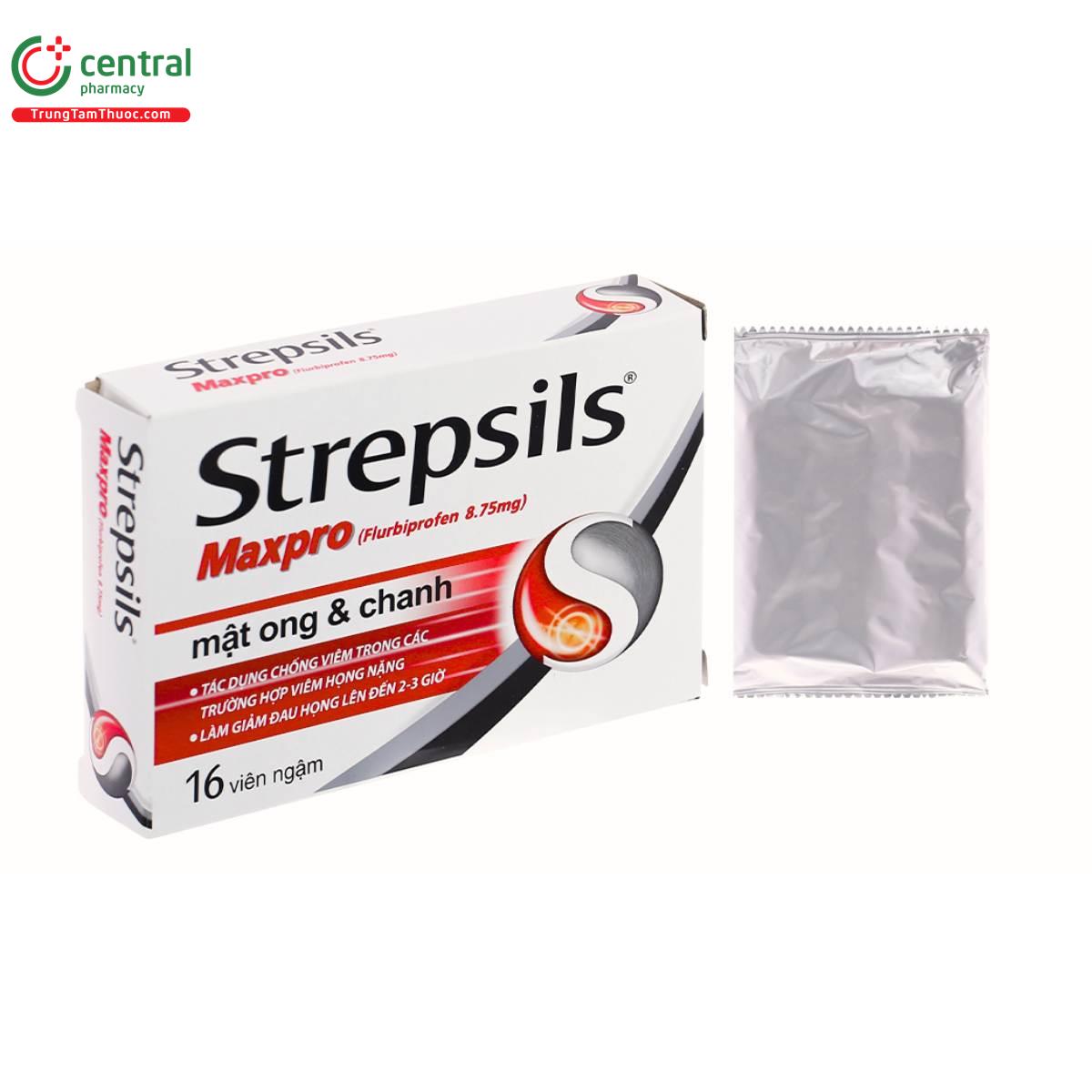 Thuốc Strepsils Maxpro giảm viêm, đau trong viêm họng nặng