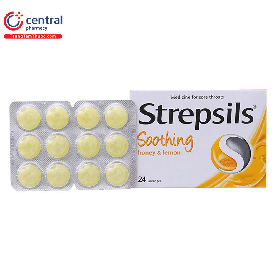 Thuốc Strepsils Soothing Honey & Lemon tác dụng, lưu ý khi dùng