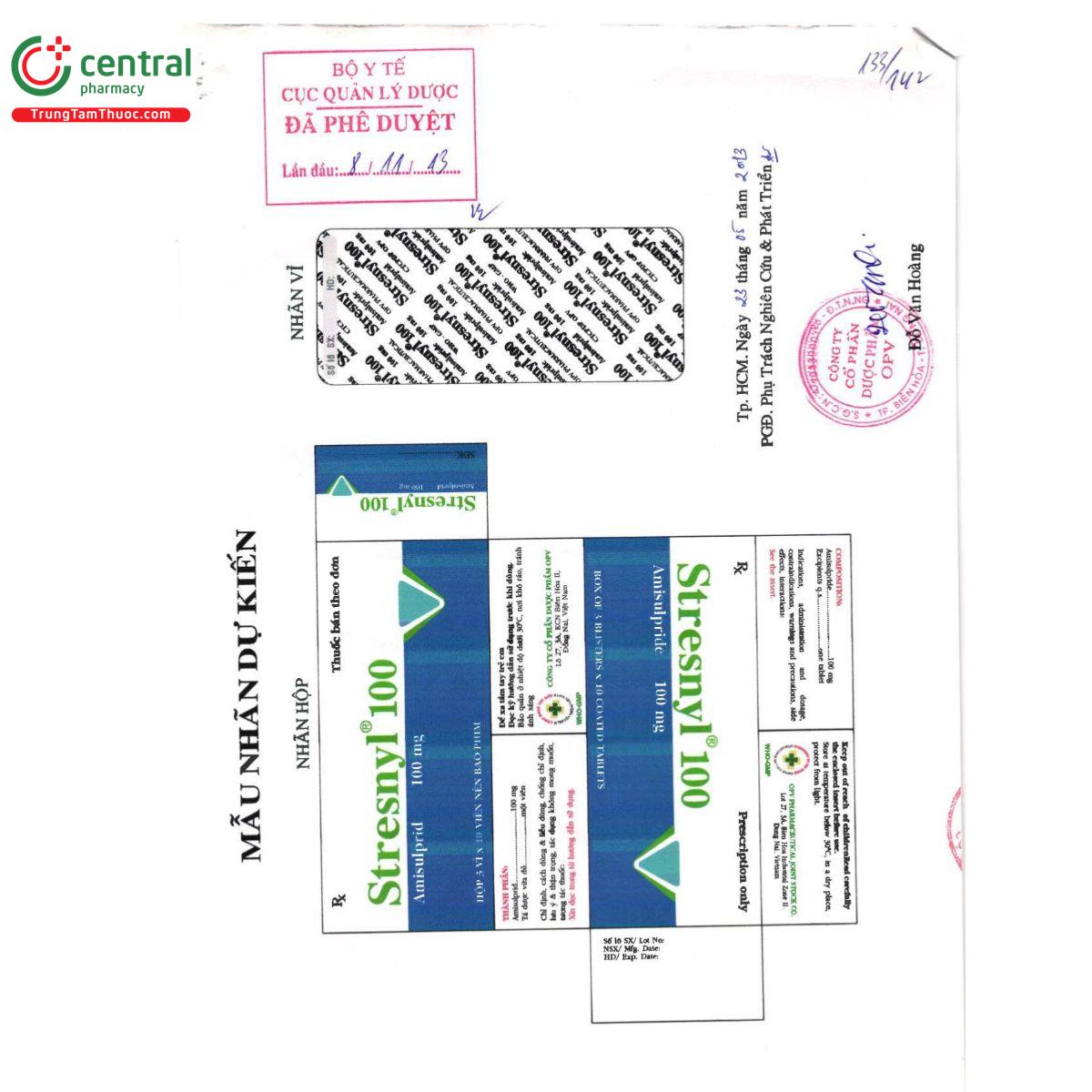 stresnyl 100 3 O5732 stresnyl 100 3 O5732