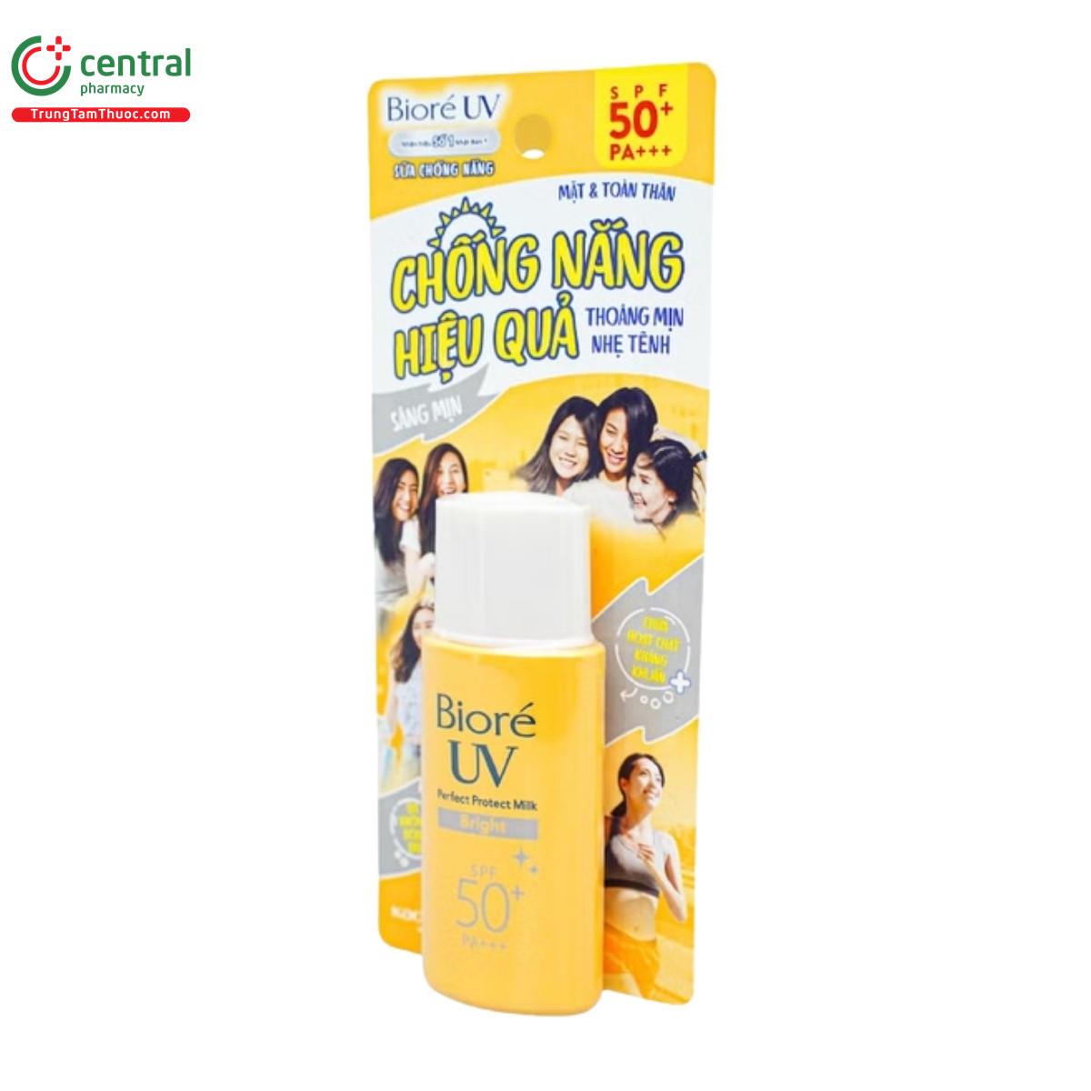 sua chong nang biore uv perfect protect milk bright spf 50 pa 25ml 3 A0387