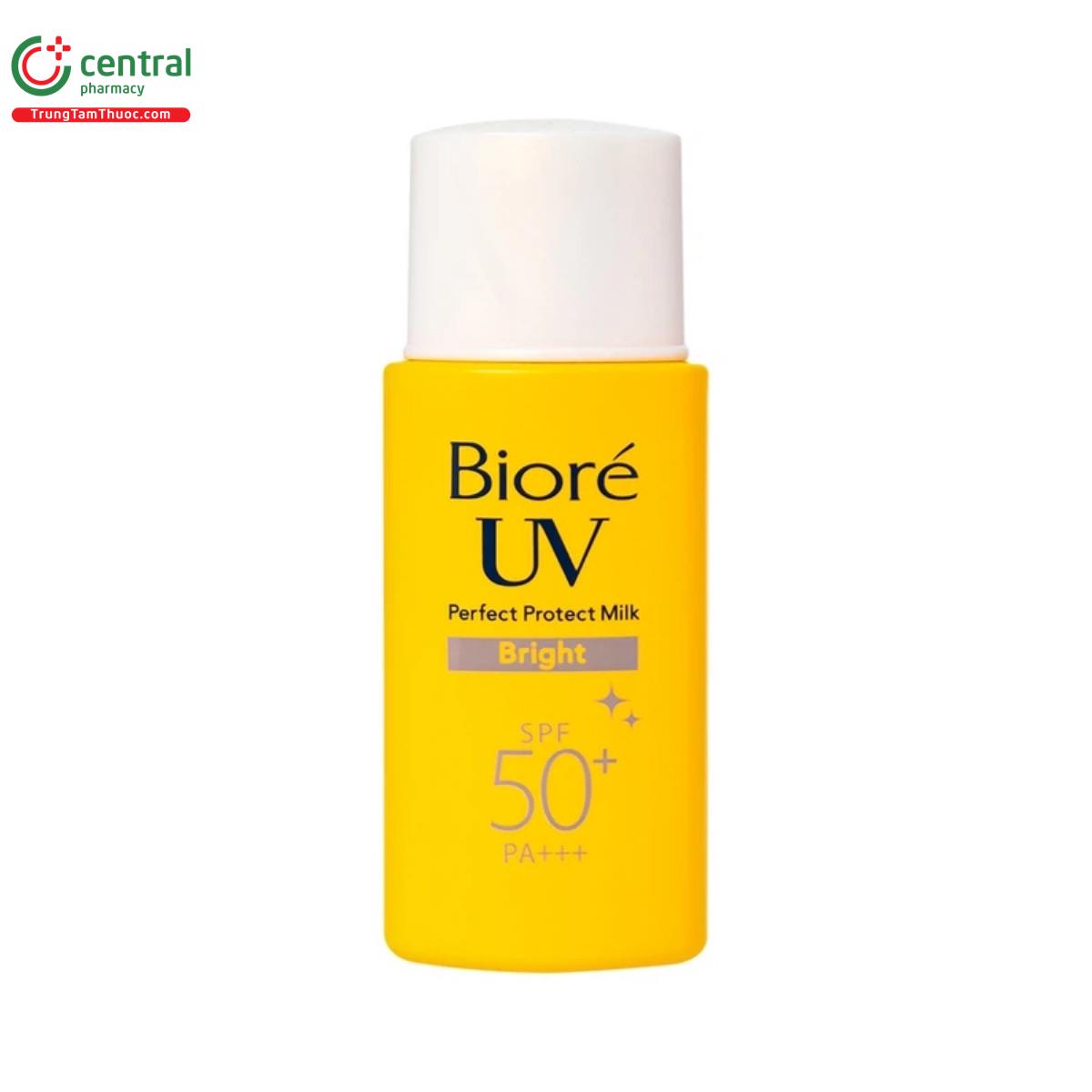 sua chong nang biore uv perfect protect milk bright spf 50 pa 25ml 6 F2835