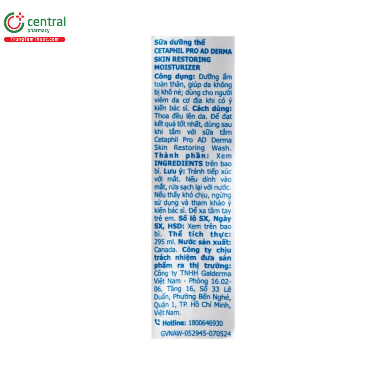 sua duong the cetaphil pro ad derma 6 T8250