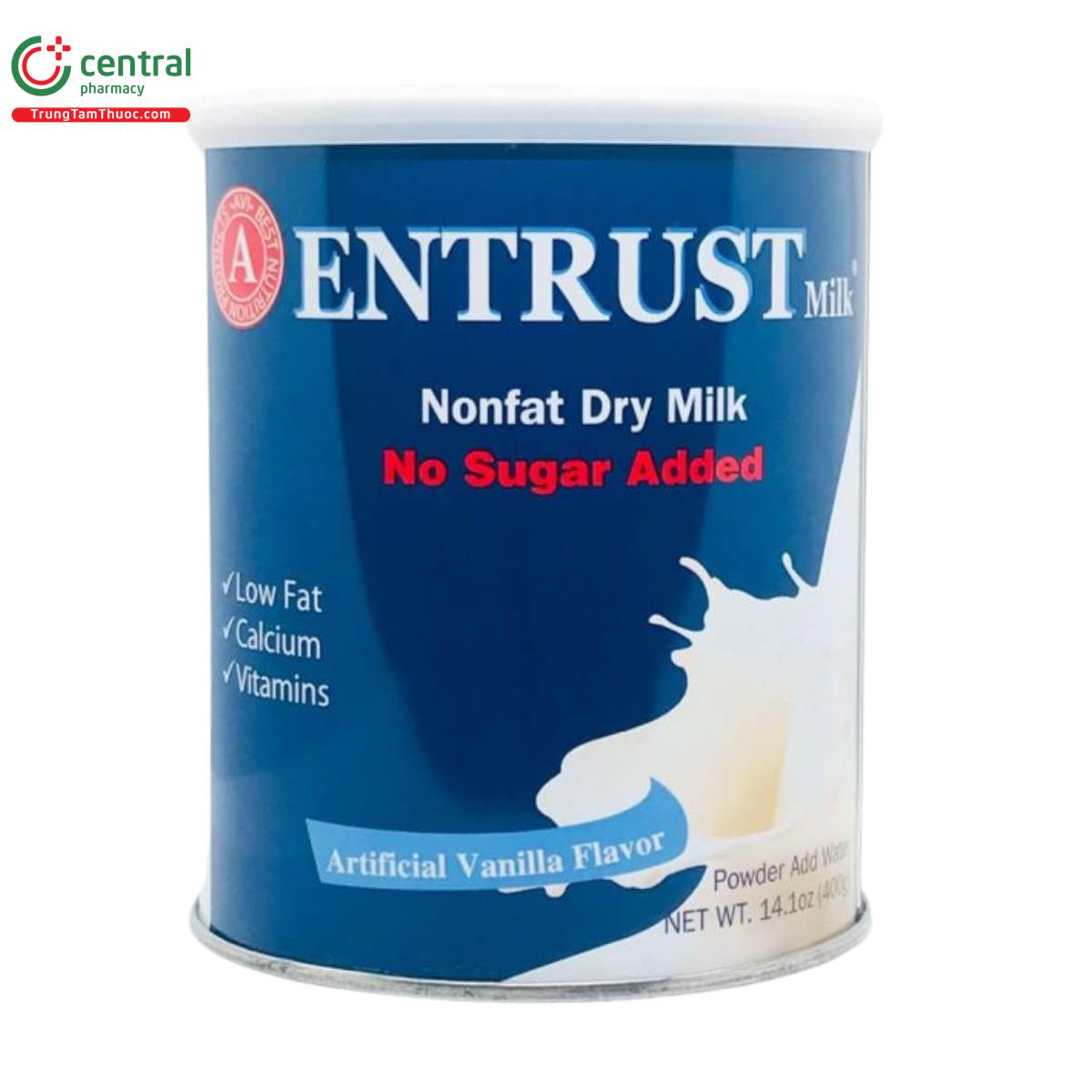 sua khong duong entrust milk 1 L4821