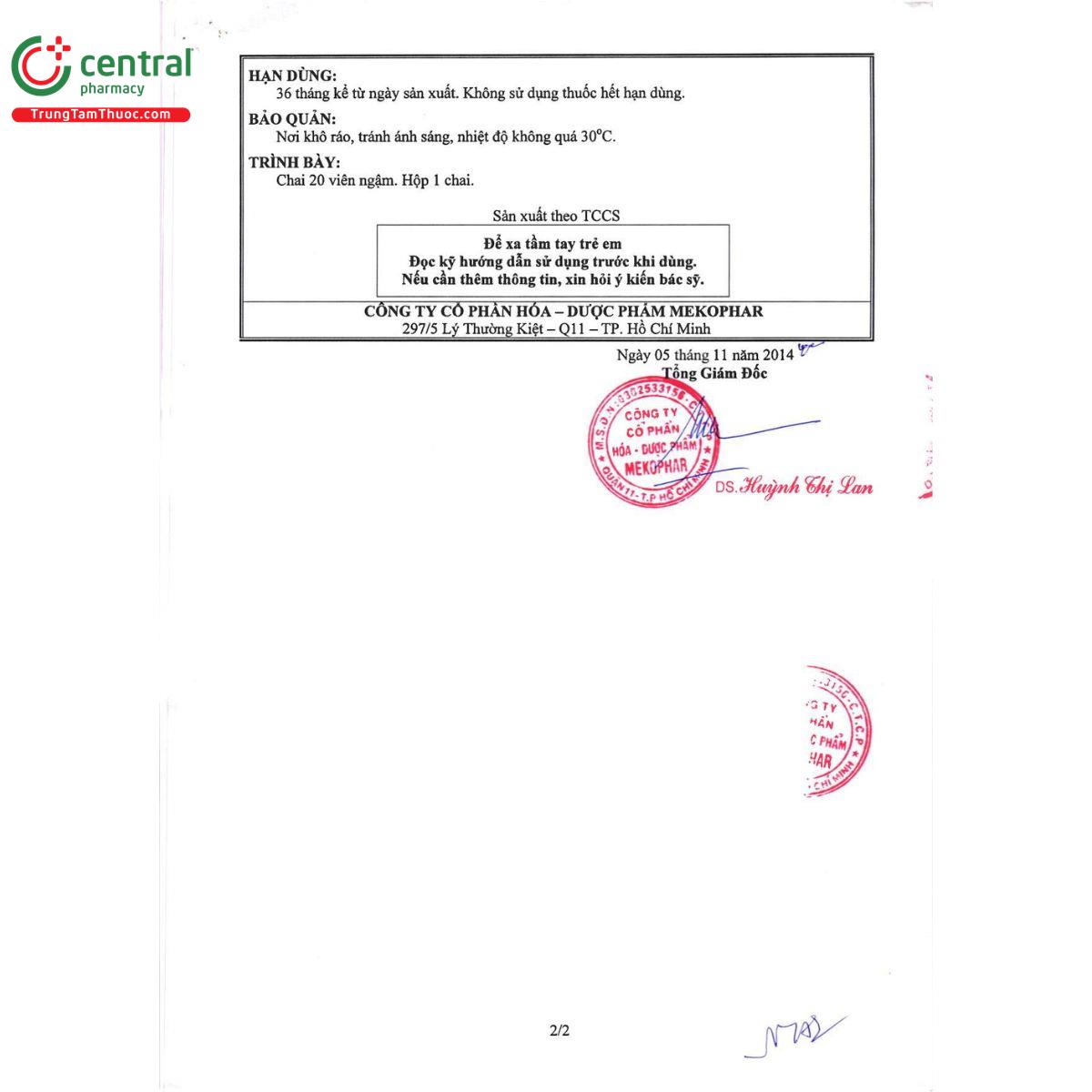 sua ong chua mekophar 4 M5315 sua ong chua mekophar 4 M5315