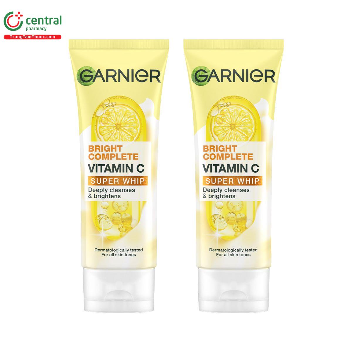 sua rua mat garnier bright complete vitamin c whip foam 2 F2120