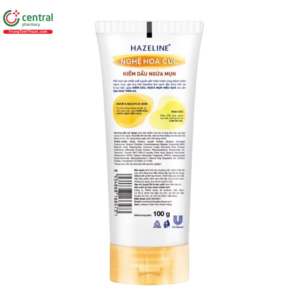 sua rua mat hazeline nghe hoa cuc 2 E1466