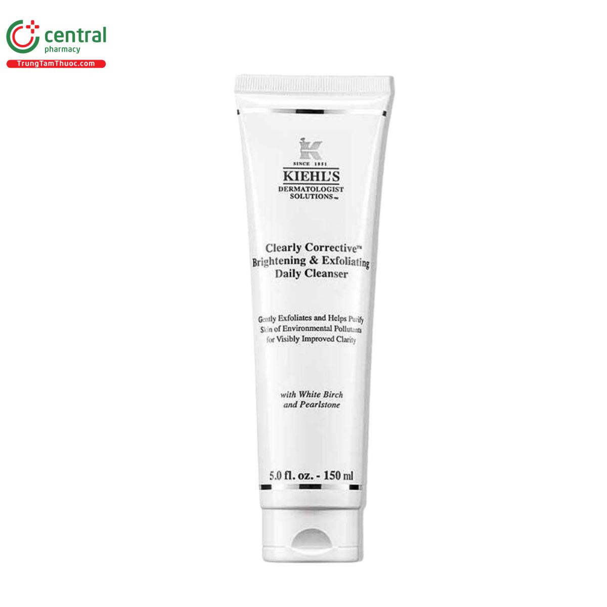 sua rua mat kiehls clearly corrective brightening exfoliating cleanser 1 V8256