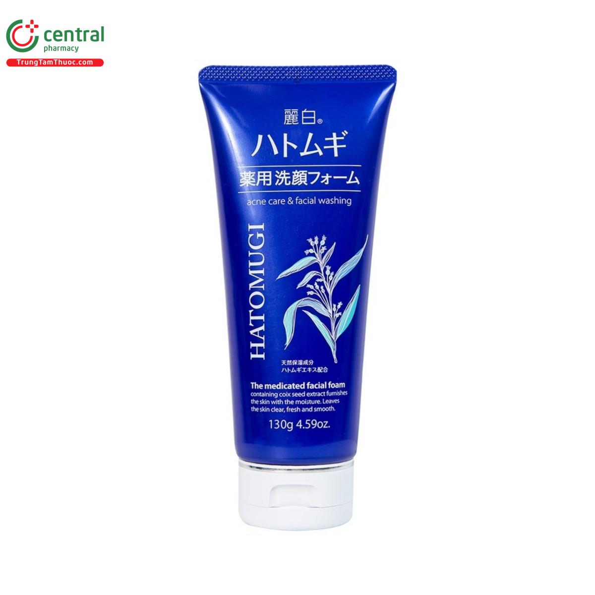 sua rua mat reihaku hatomugi acne care and facial washing 130g 1 T8226