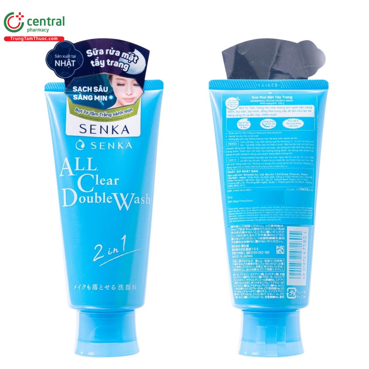 sua rua mat senka all clear double wash in1 120g 4 Q6884