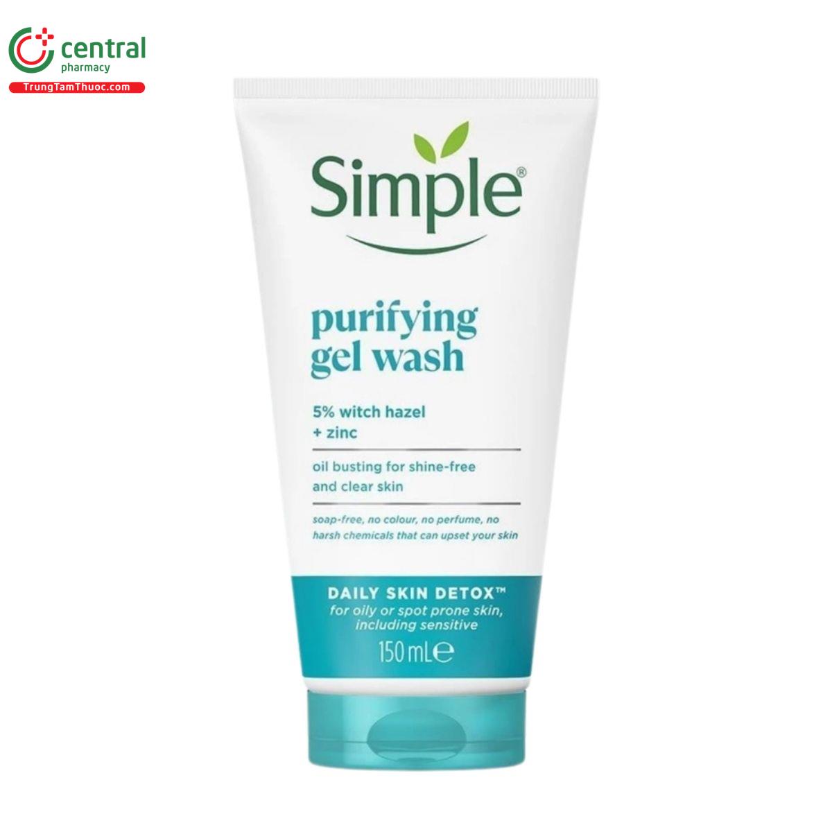 sua rua mat simple purifying gel wash 1 U8252