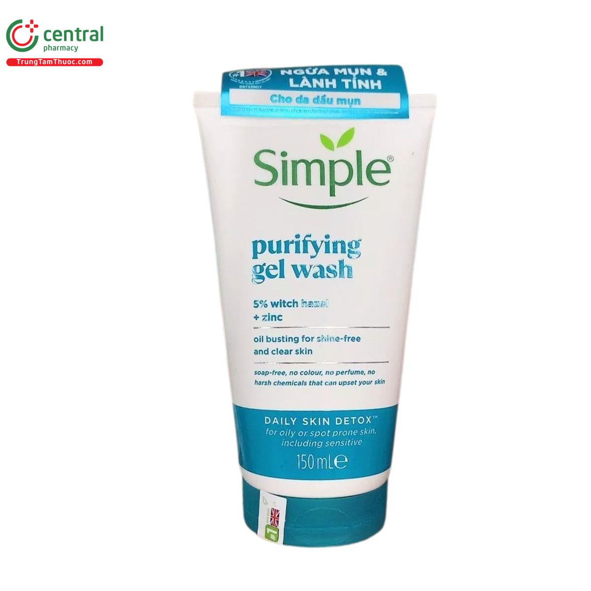 sua rua mat simple purifying gel wash 2 N5525