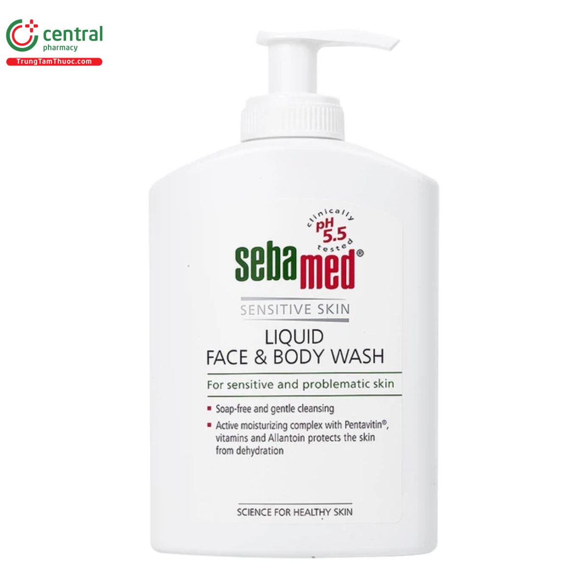 sua rua mat va tam toan than liquid face body wash sebamed 2 E2552