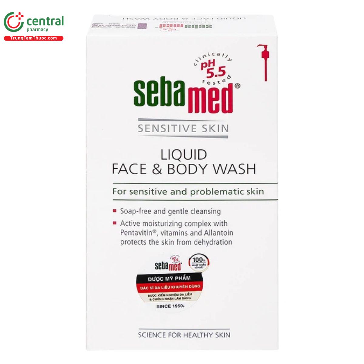 sua rua mat va tam toan than liquid face body wash sebamed 6 A0323