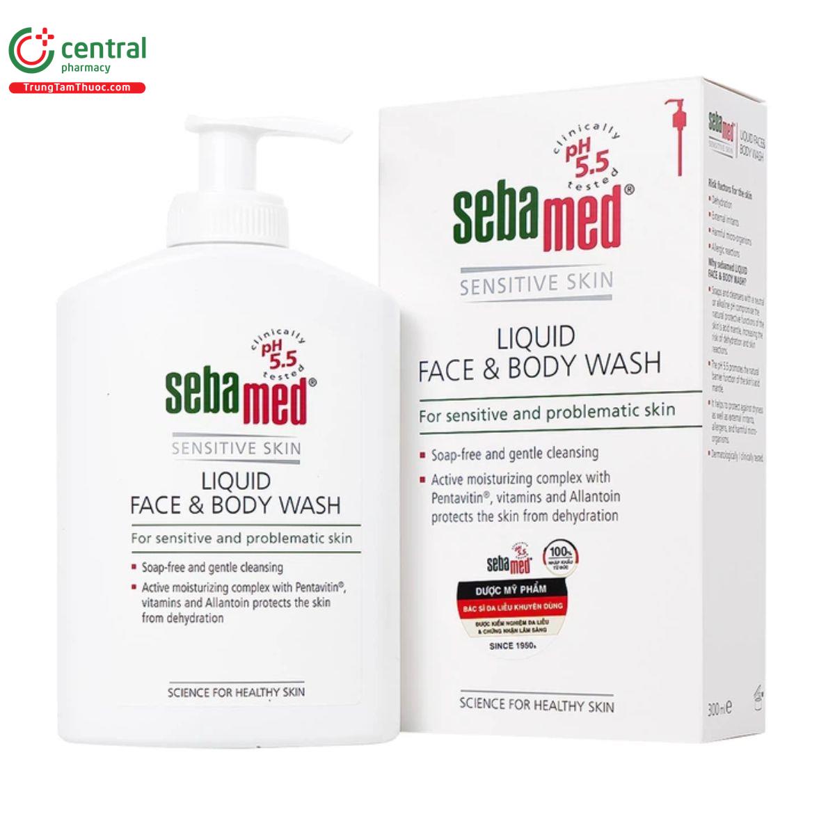 sua rua mat va tam toan than liquid face body wash sebamed 8 D1487