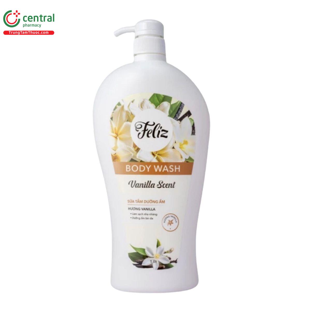 sua tam feliz body wash vanilla scent 1 L4250 sua tam feliz body wash vanilla scent 1 L4250