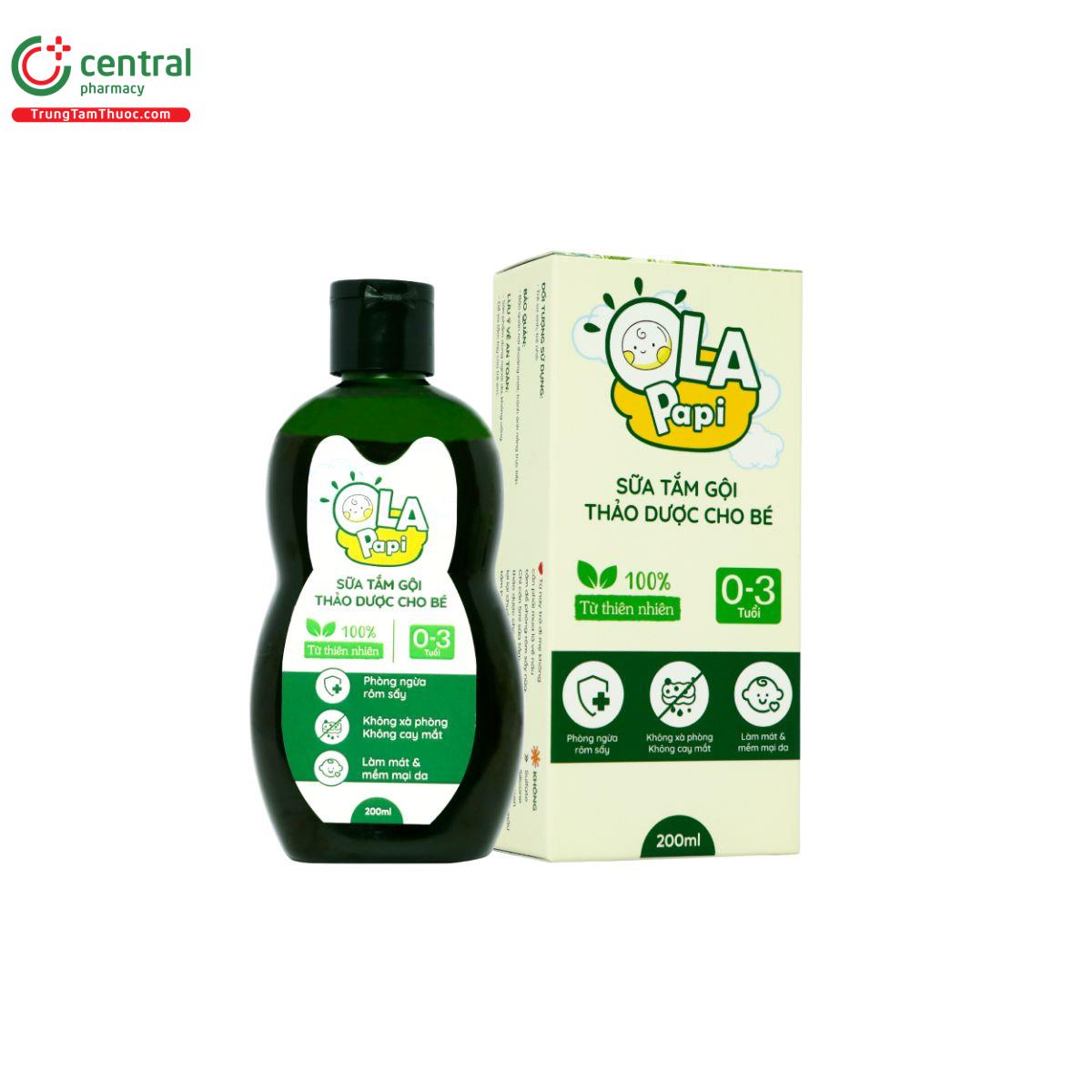 sua tam goi thao duoc cho be ola papi 200ml 1 F2321 sua tam goi thao duoc cho be ola papi 200ml 1 F2321