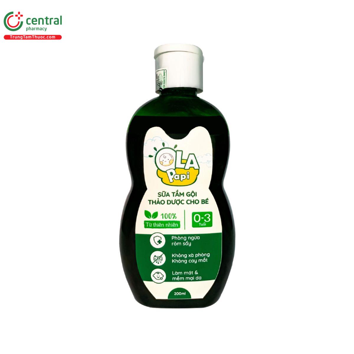 sua tam goi thao duoc cho be ola papi 200ml 2 M5466 sua tam goi thao duoc cho be ola papi 200ml 2 M5466