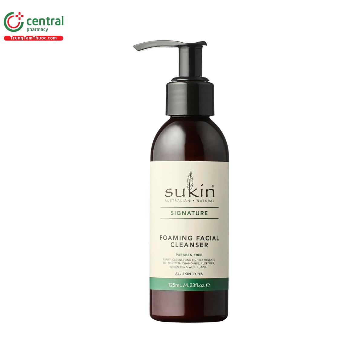 sukin signature foaming facial cleanser 2 D1431