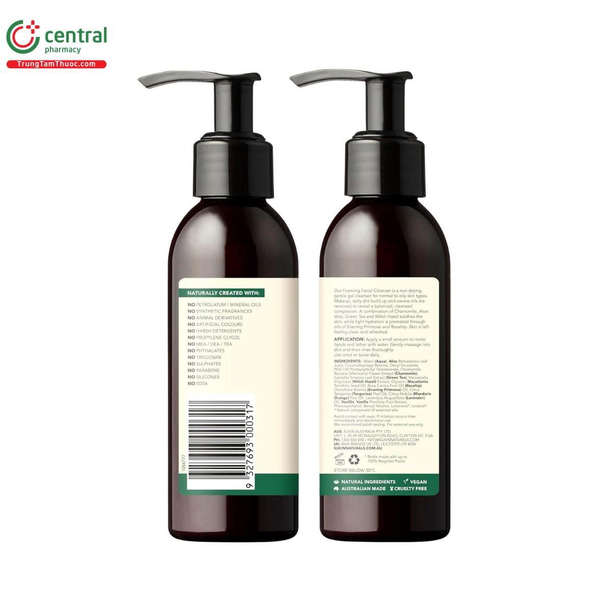 sukin signature foaming facial cleanser 3 N5625