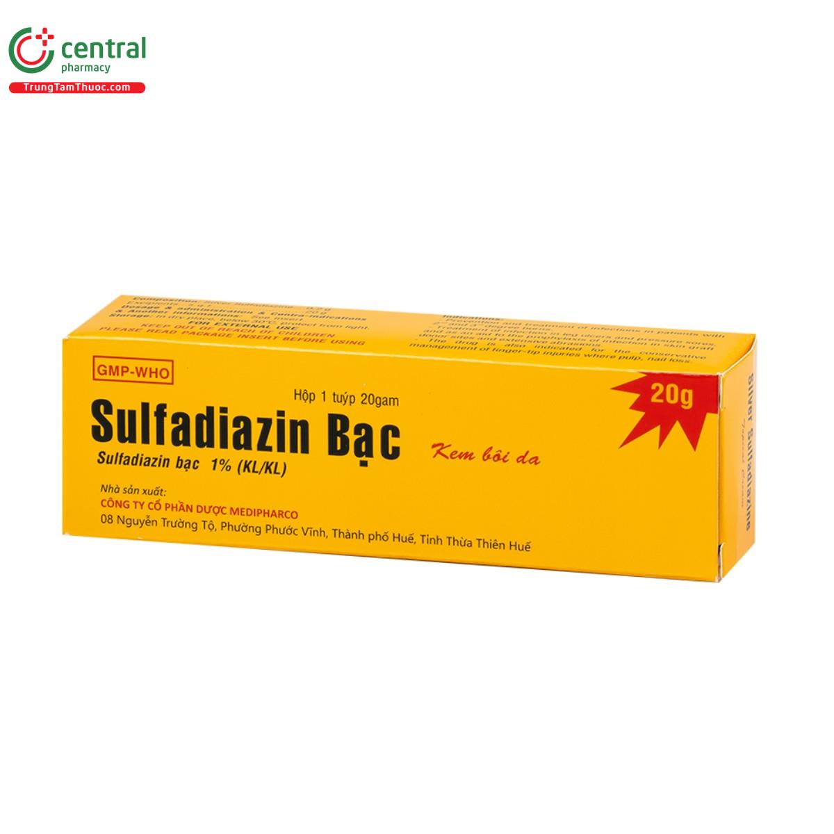 sulfadiazin bac medipharco 3 L4724