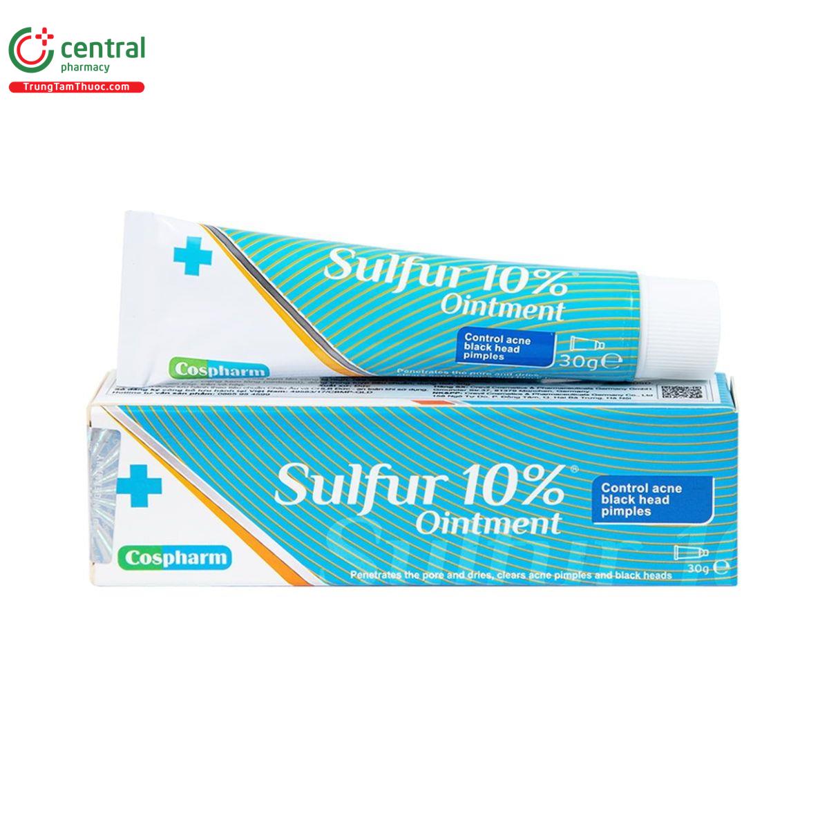 sulfur 10 ointment cospharm 2 V8766