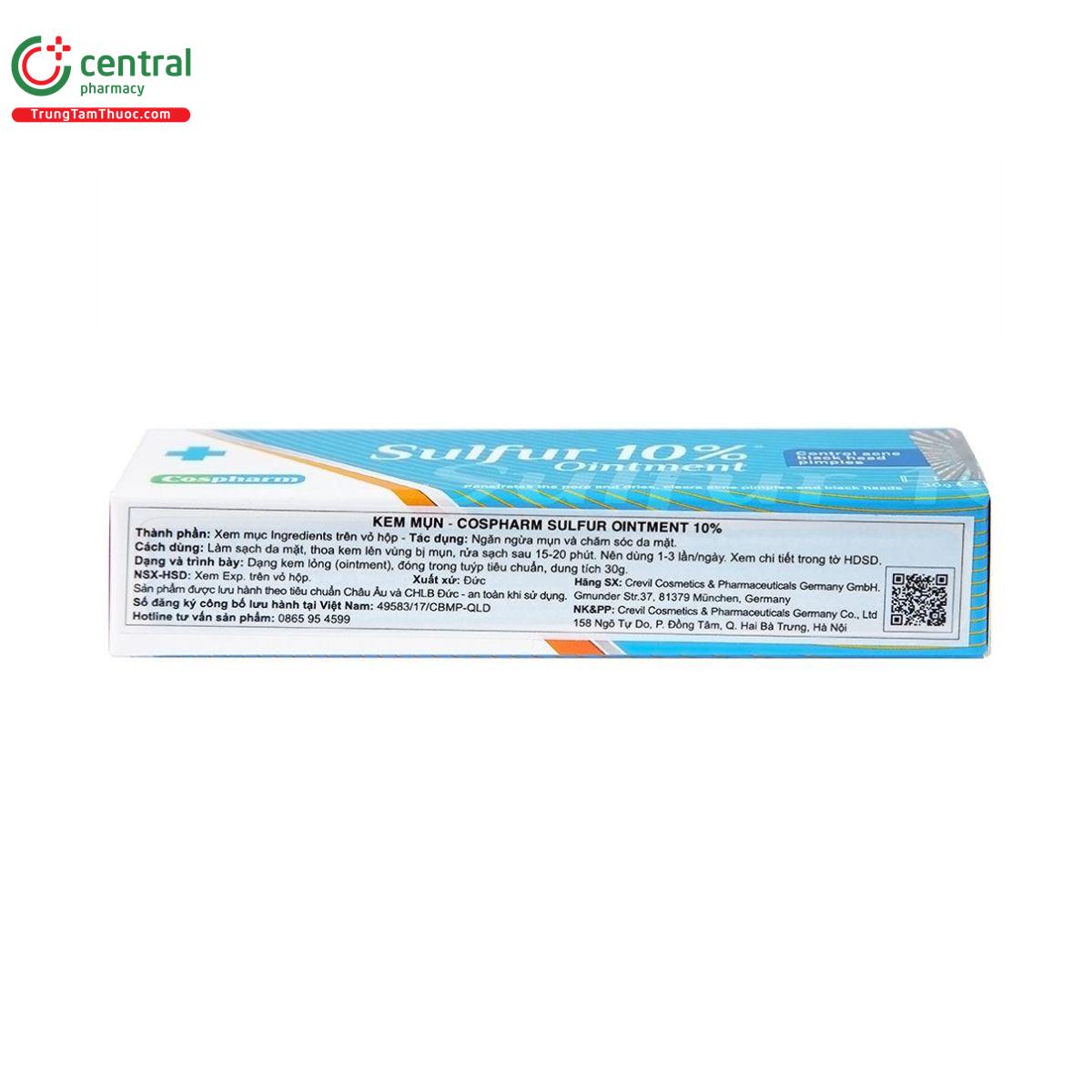 sulfur 10 ointment cospharm 6 A0447