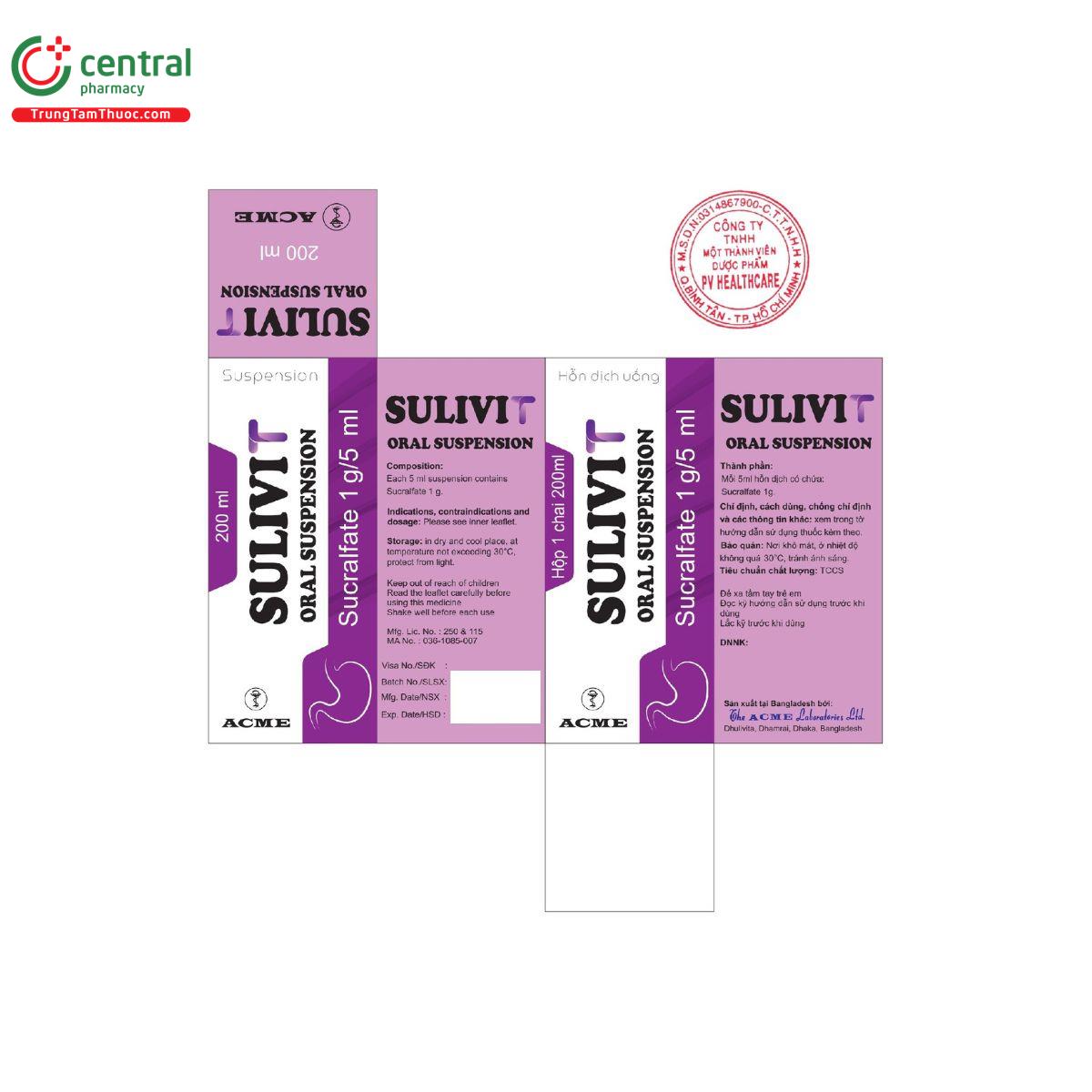sulivit oral suspension 3 I3728