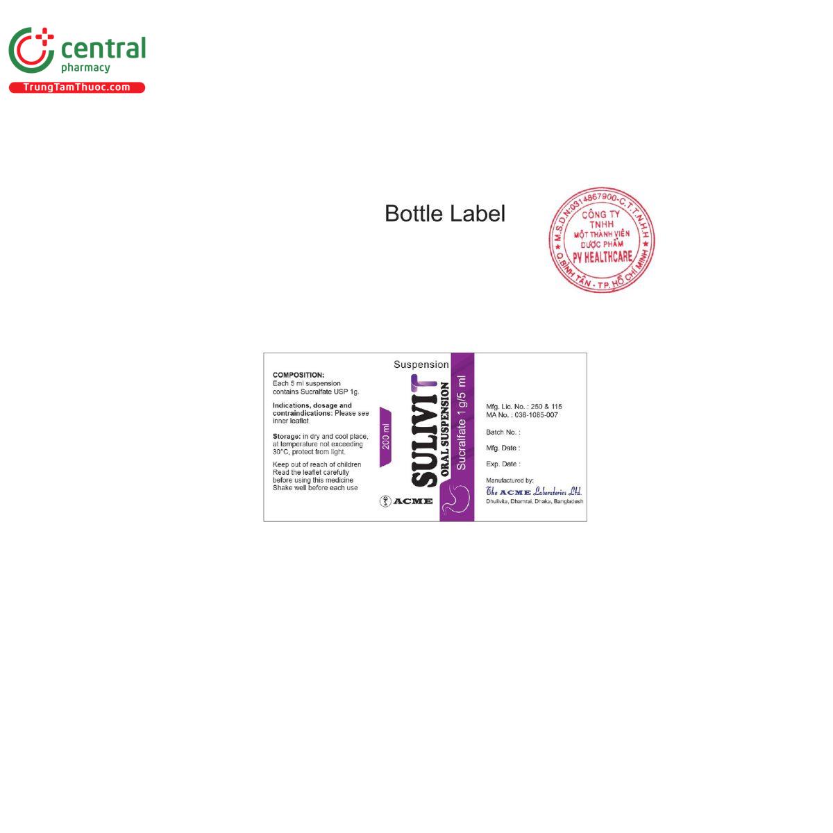 sulivit oral suspension 4 U8534