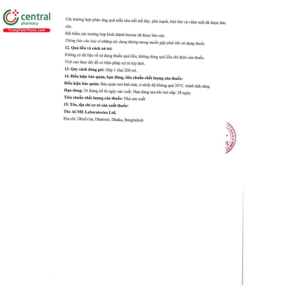 sulivit oral suspension 7 A0423