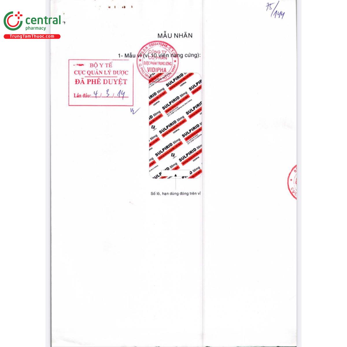 sulpirid 25mg hdsd 2 S7067