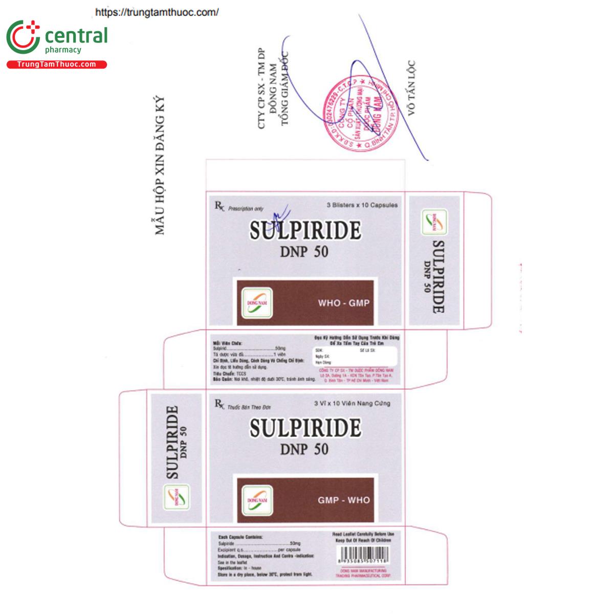 sulpiride dnp 50mg 5 S7103