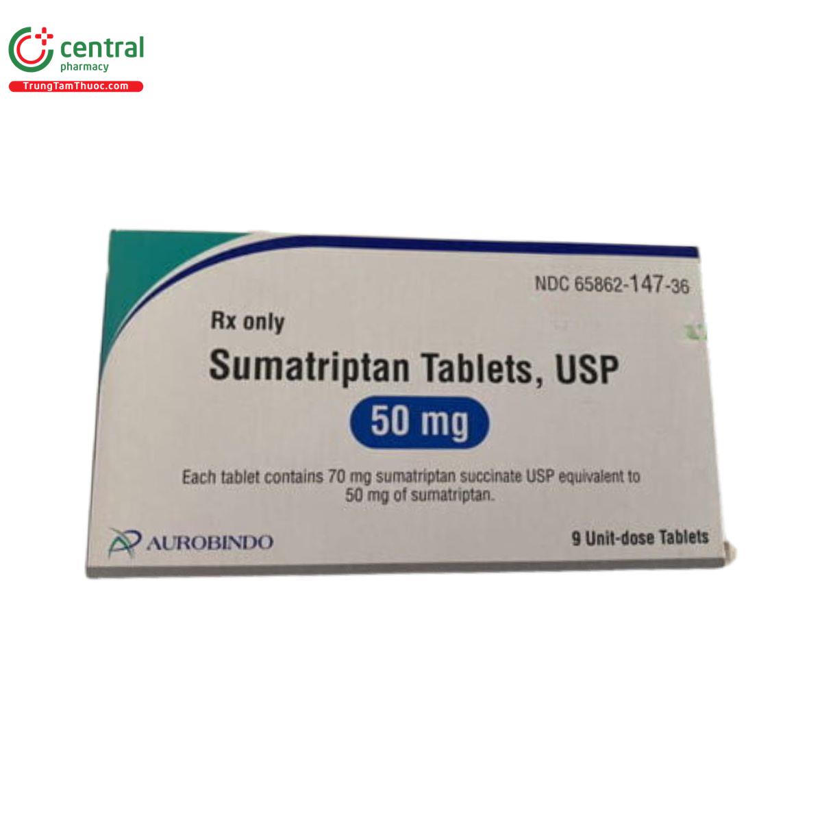 sumatriptan tablets usp 50mg aurobindo 2 F2678