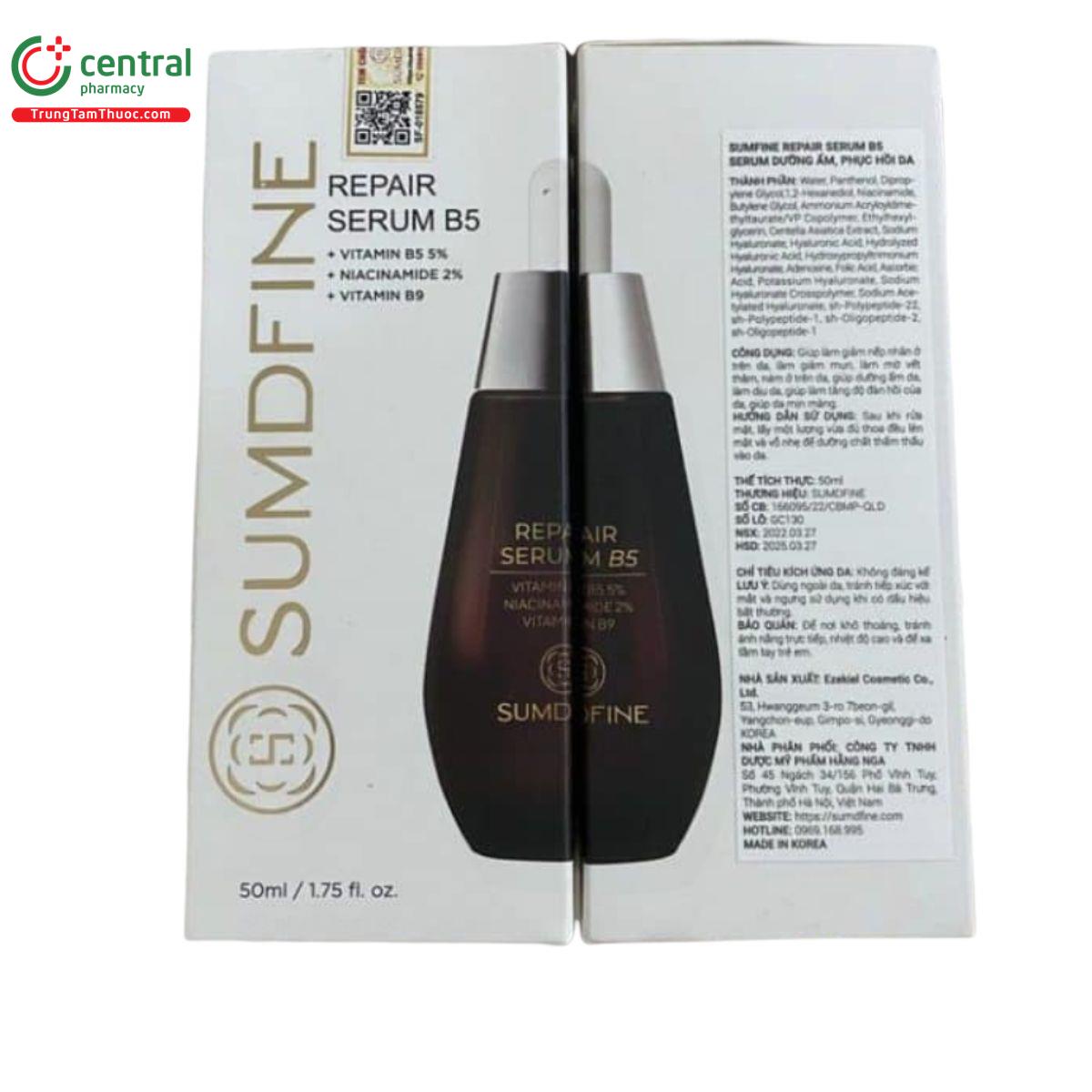 sumdfine repair serum b5 3 A0852