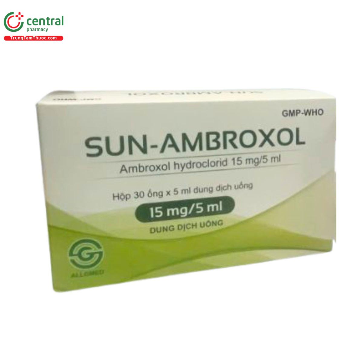 sun ambroxol 15mg 5ml 1 M5073