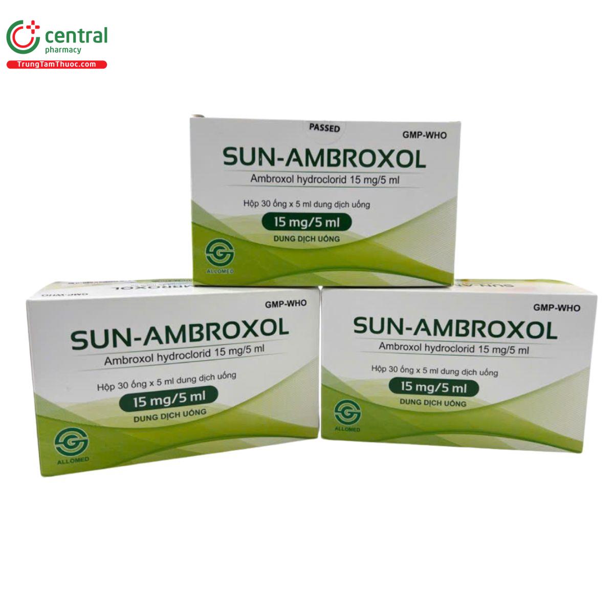 sun ambroxol 15mg 5ml 3 G2024