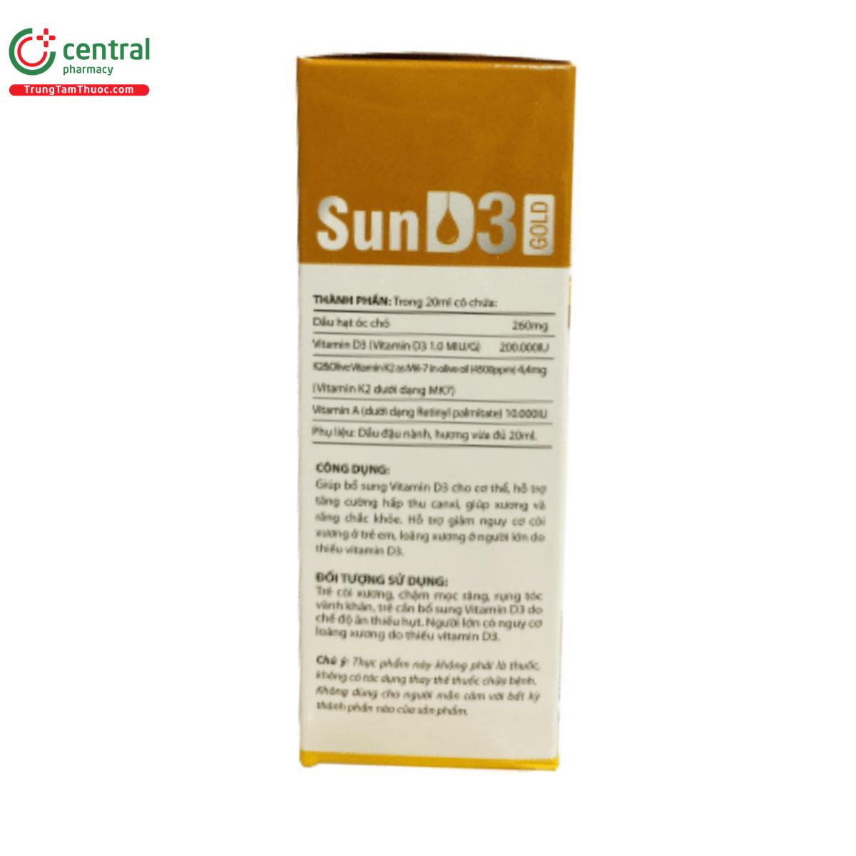 sun d3 gold 3 V8326