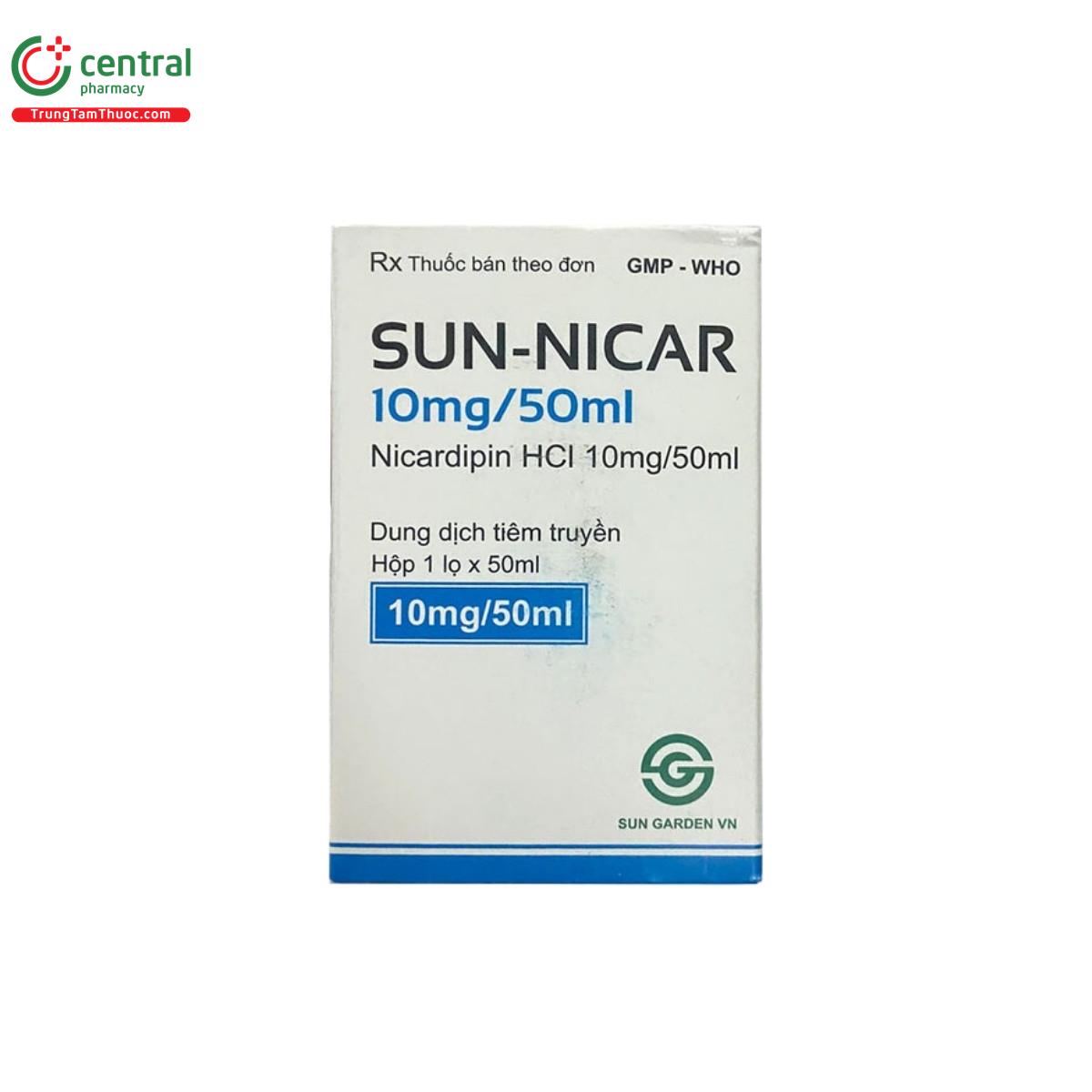 sun nicar 10mg 50ml 4 Q6520