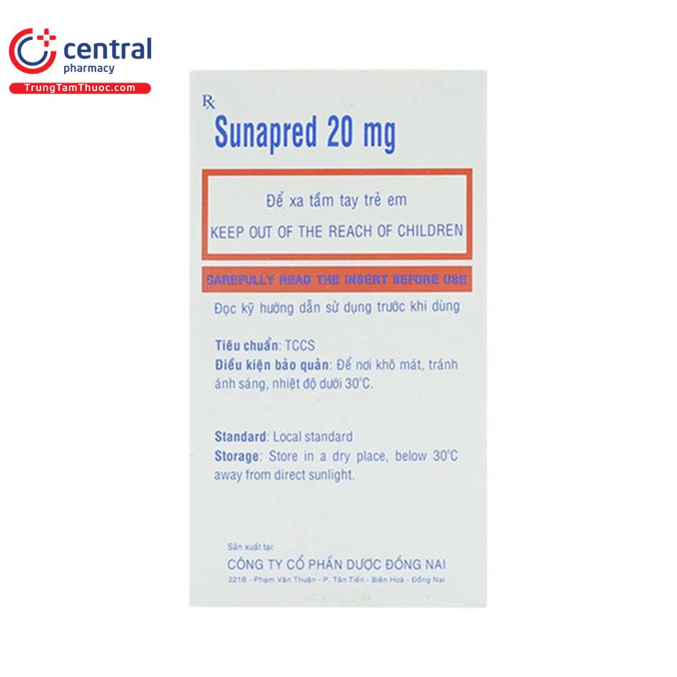 sunapred 20mg 9 I3261